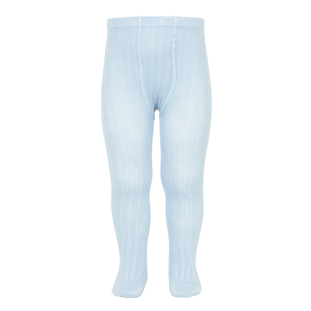 Колготи в рубчик baby blue