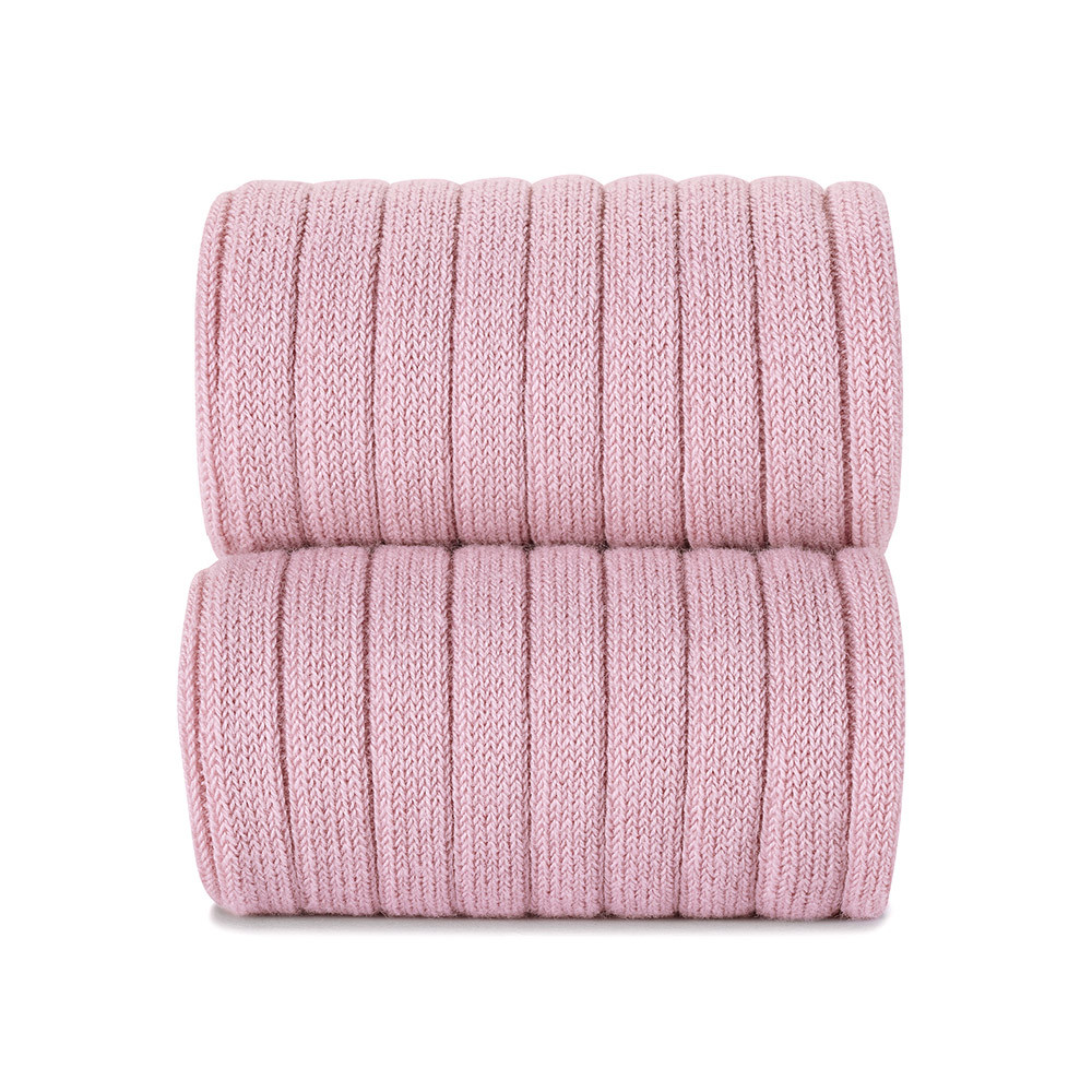 Колготи в рубчик pale pink