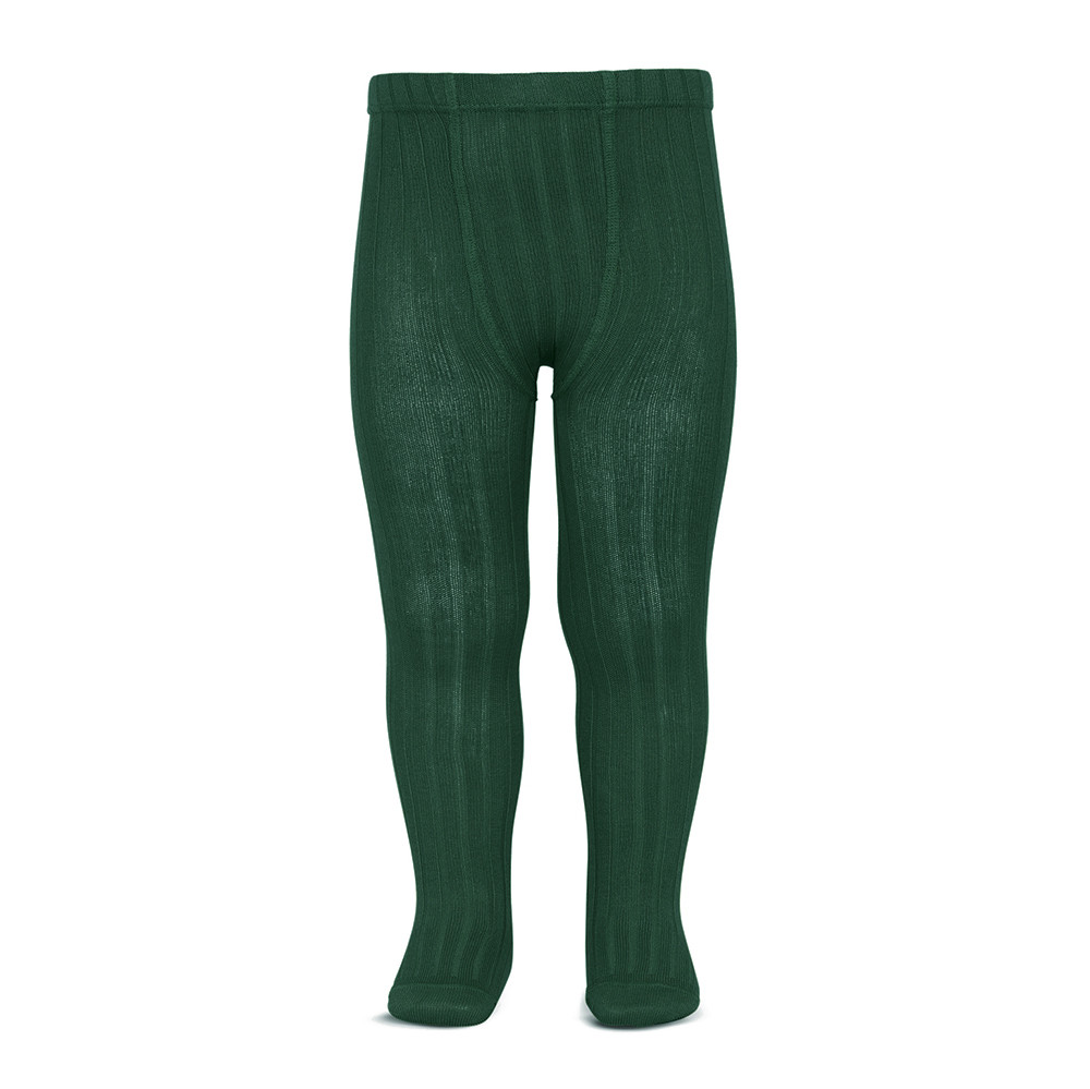 Колготи в рубчик bottle green