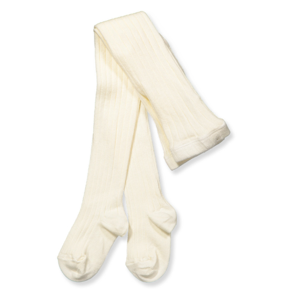 Колготи в рубчик cream