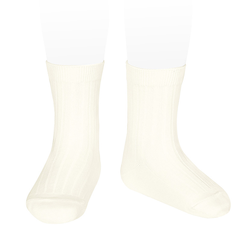 Шкарпетки в рубчик beige