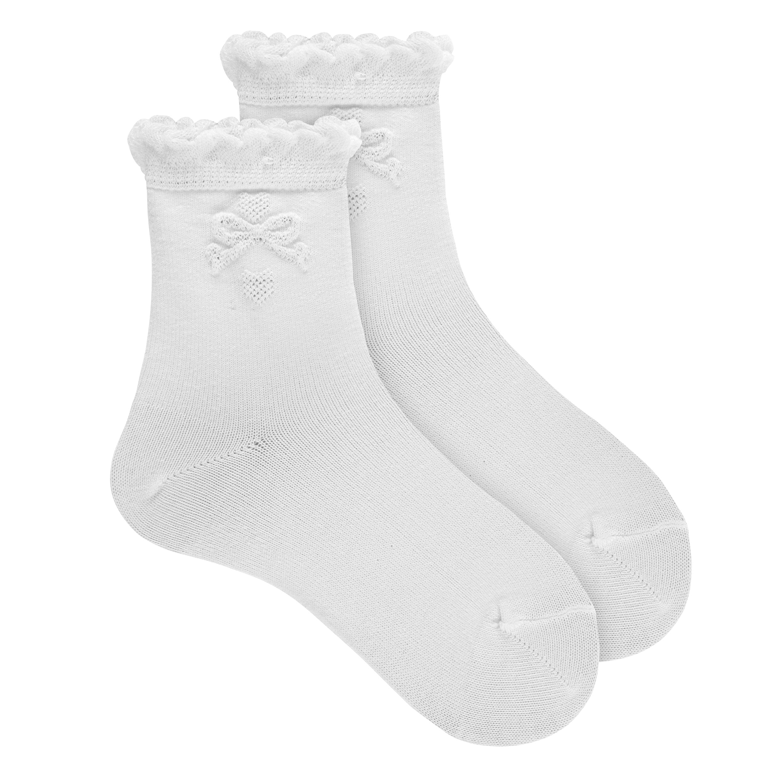 Шкарпетки з бантом Ceremony white