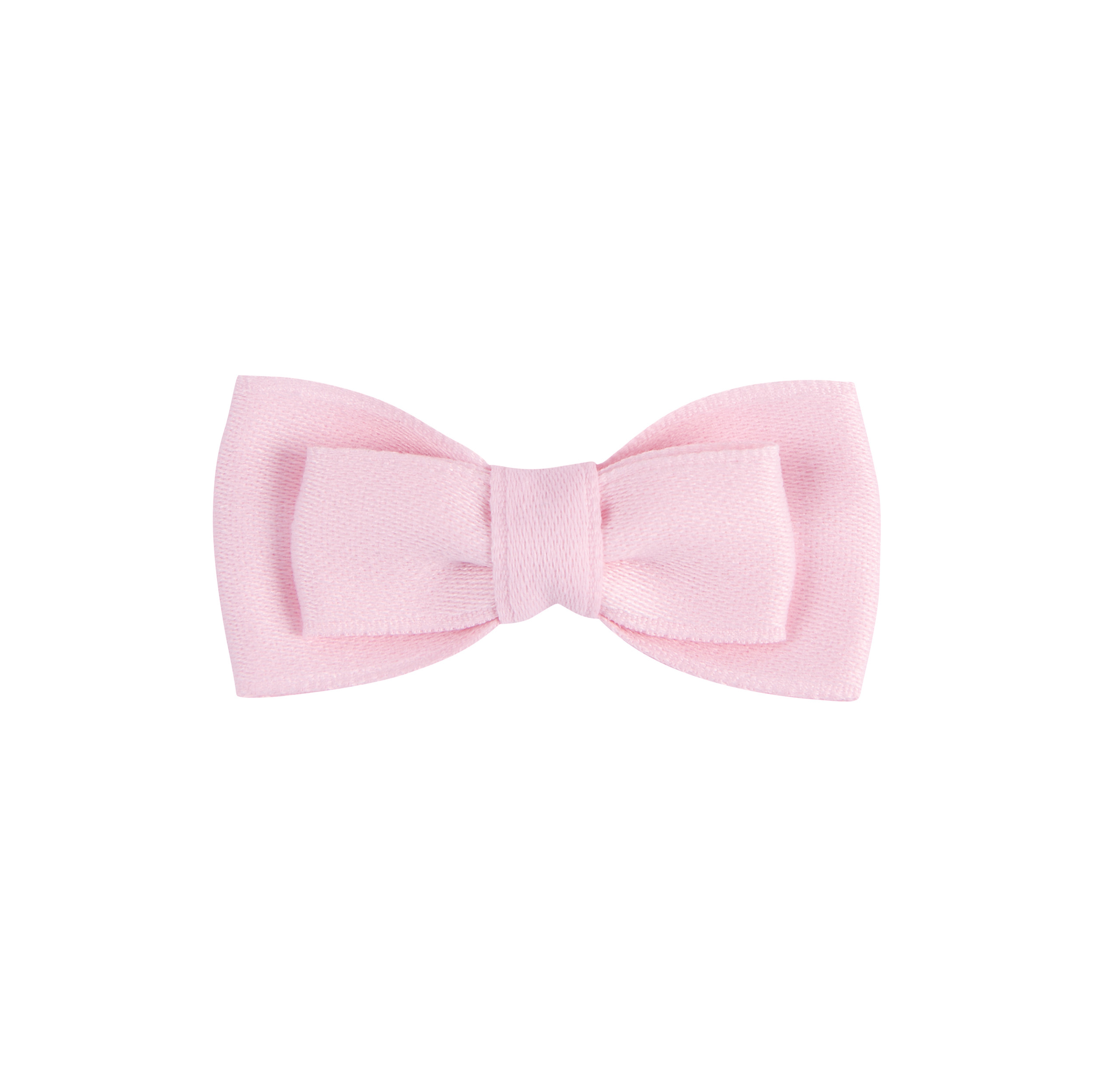 Заколка для волосся з атласним бантиком pink