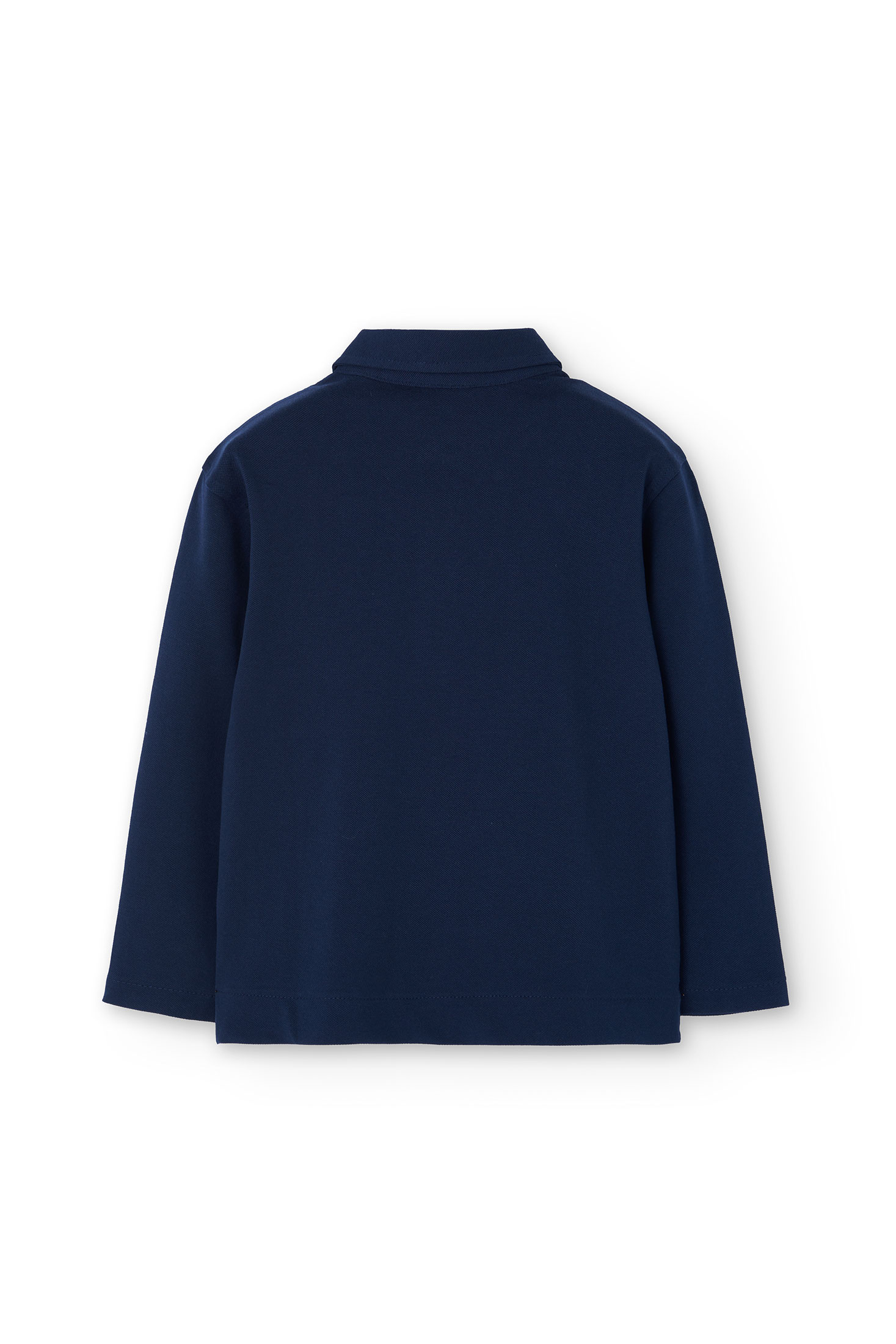 Лонгслів Pique Navy