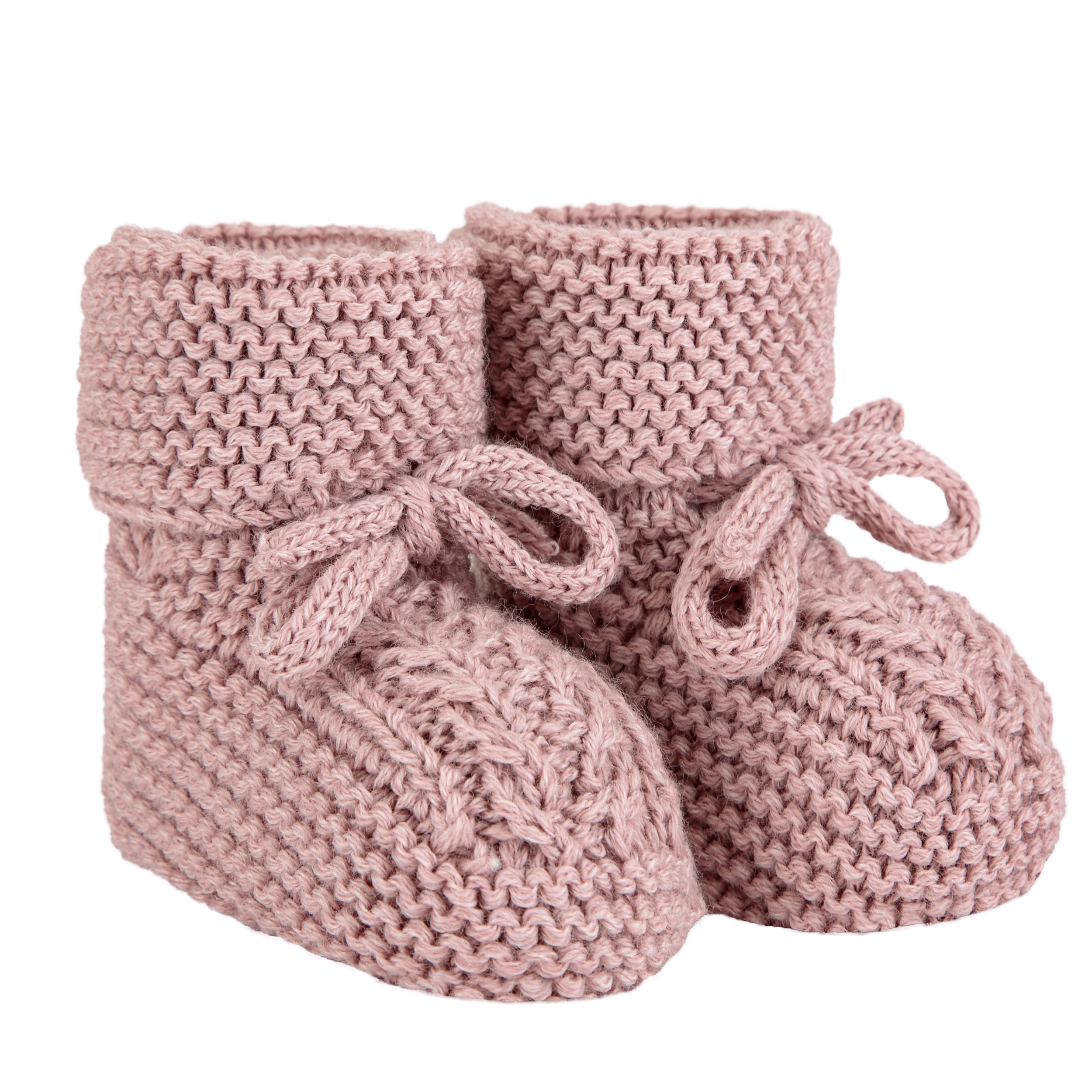 Дитячі вовняні пінетки з візерунком Aran Beige
