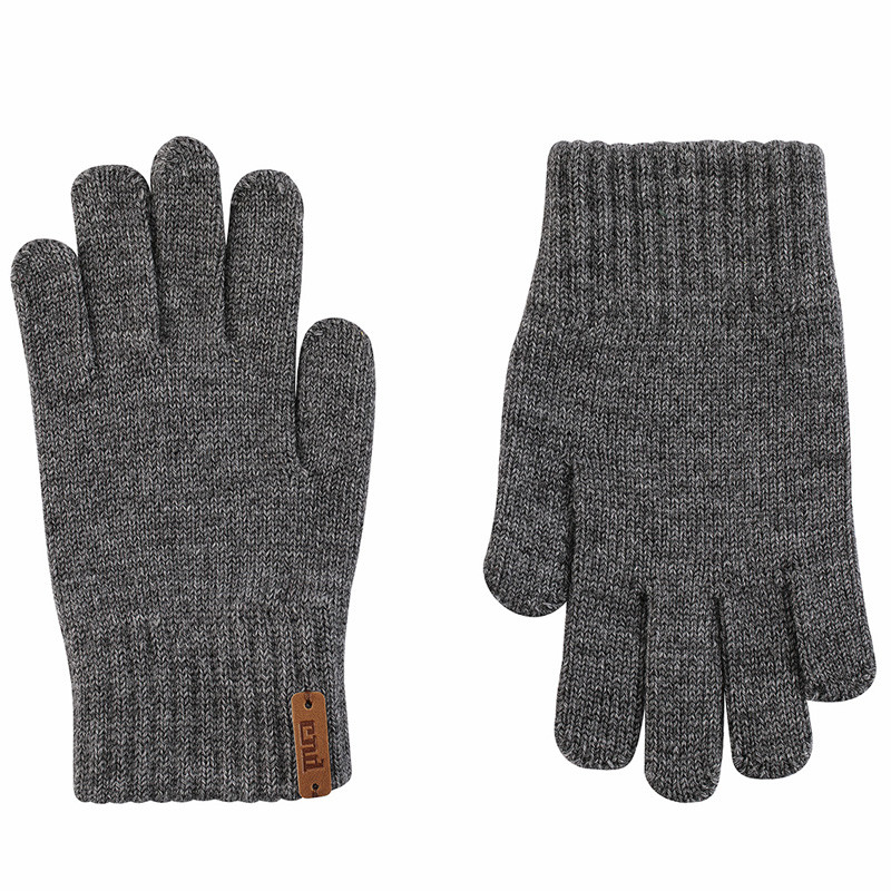 Перчатки з суміші вовни мериноса Light Grey