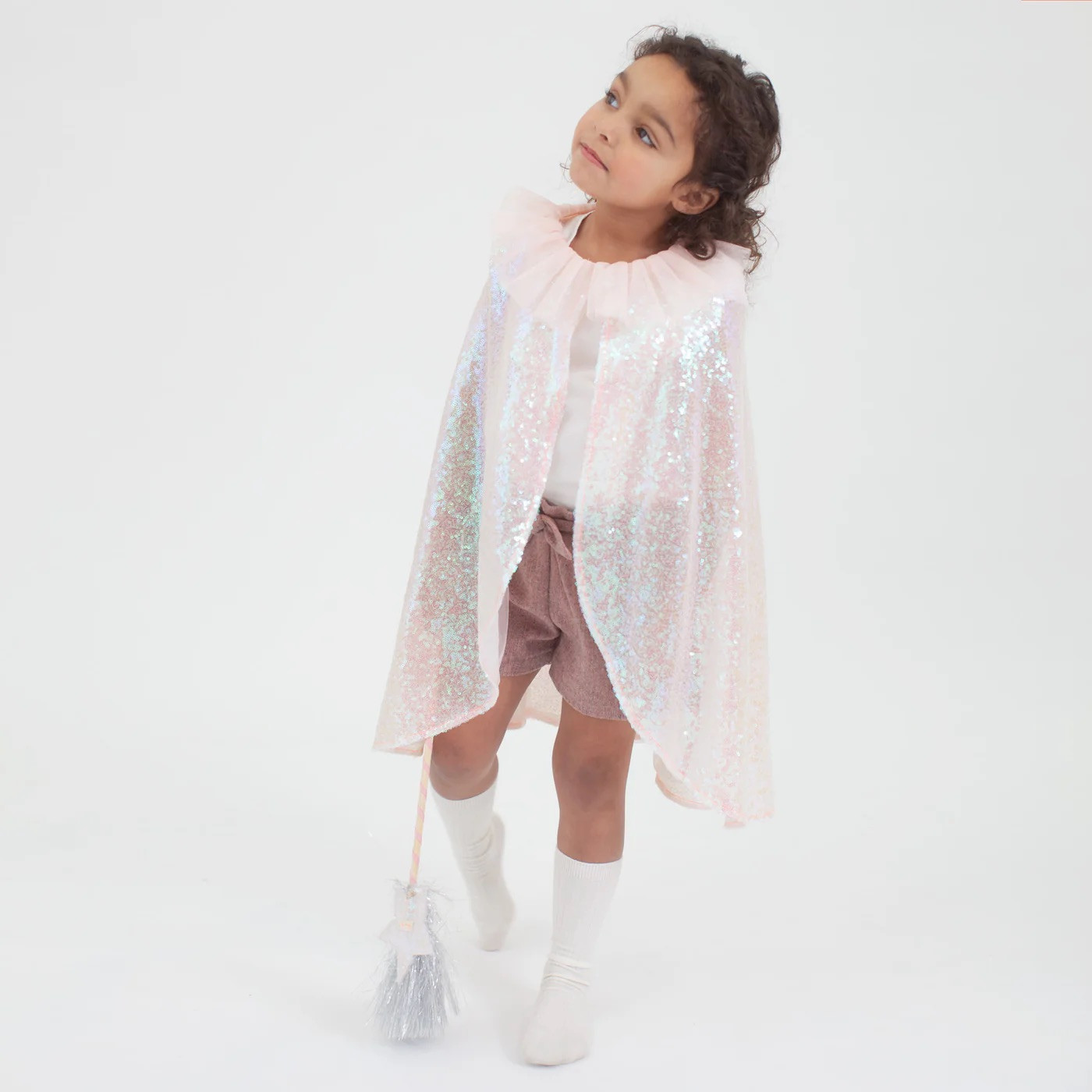 Кейп Iridescent Sequin Cape Costume