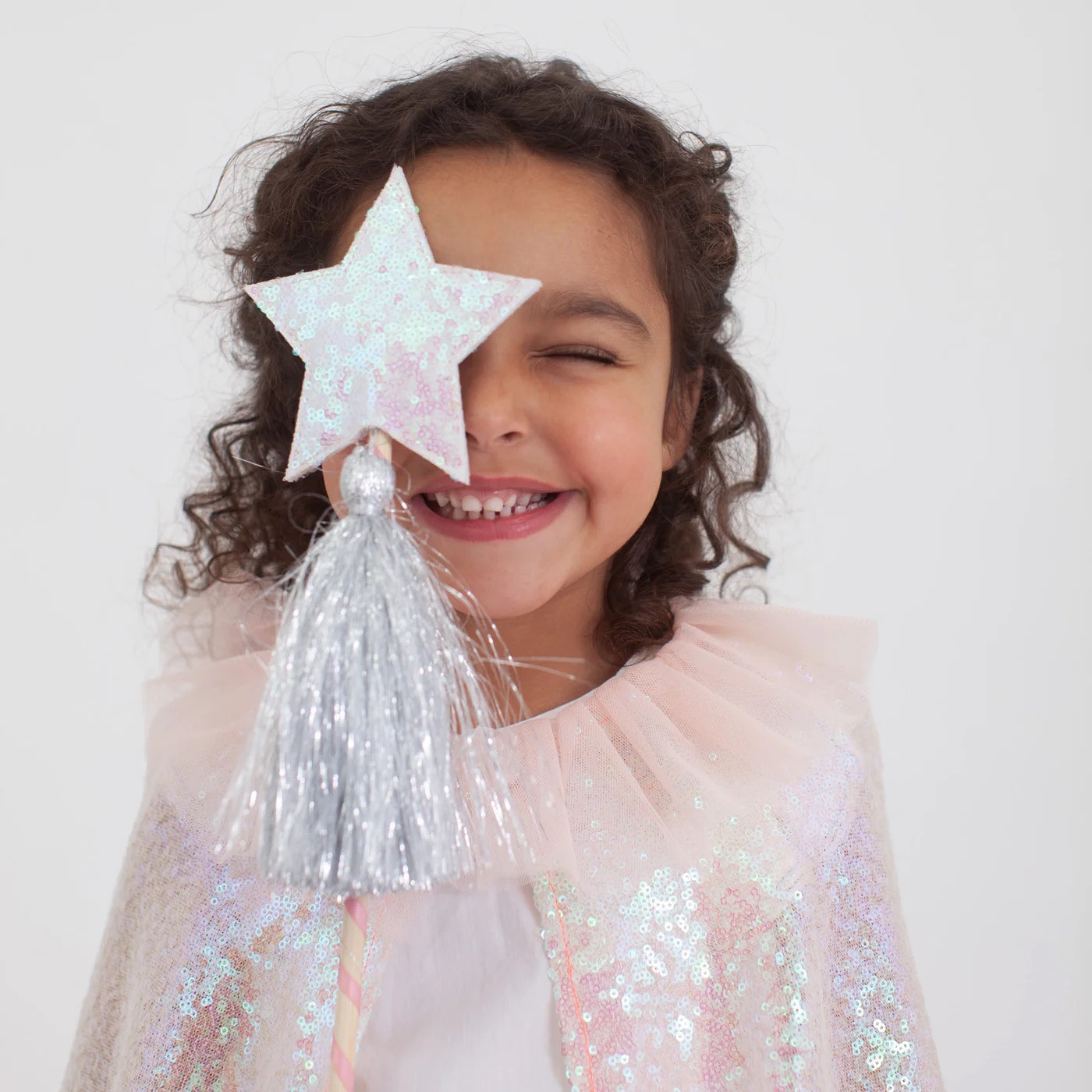 Кейп Iridescent Sequin Cape Costume