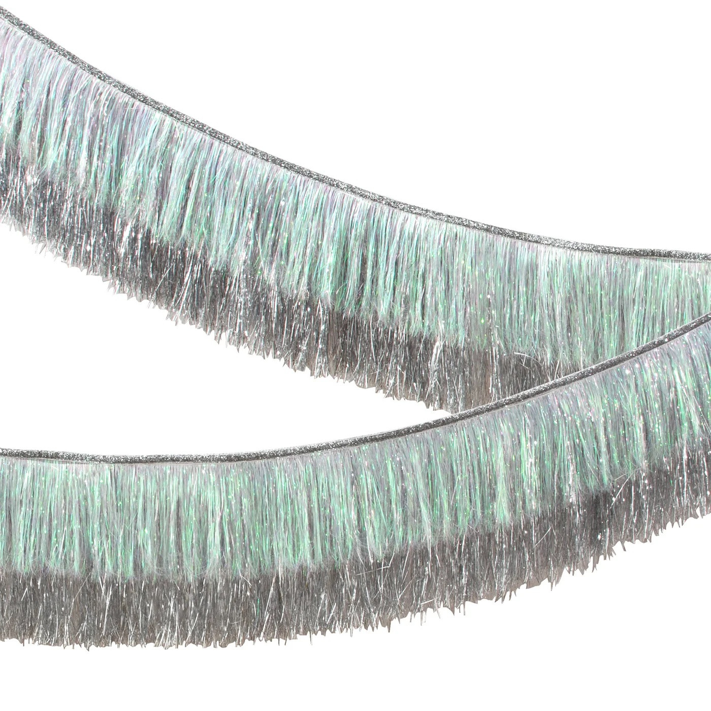Гірлянда Silver Iridescent Tinsel Fringe Garland