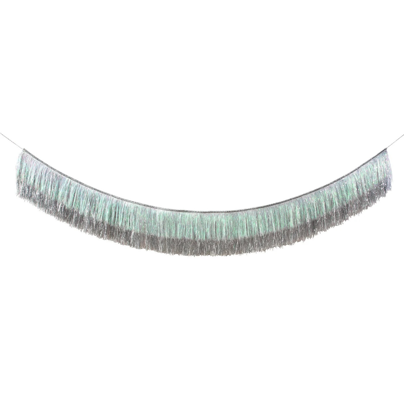 Гірлянда Silver Iridescent Tinsel Fringe Garland