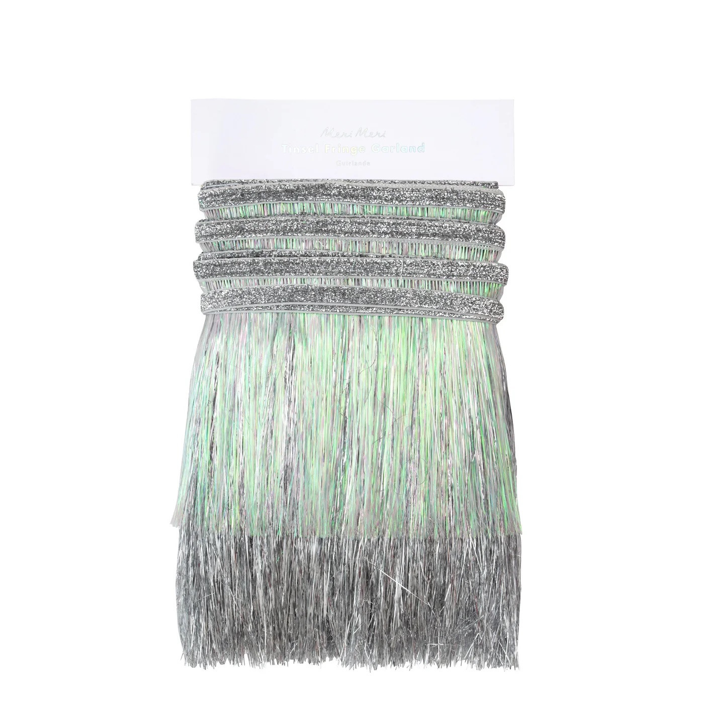 Гірлянда Silver Iridescent Tinsel Fringe Garland