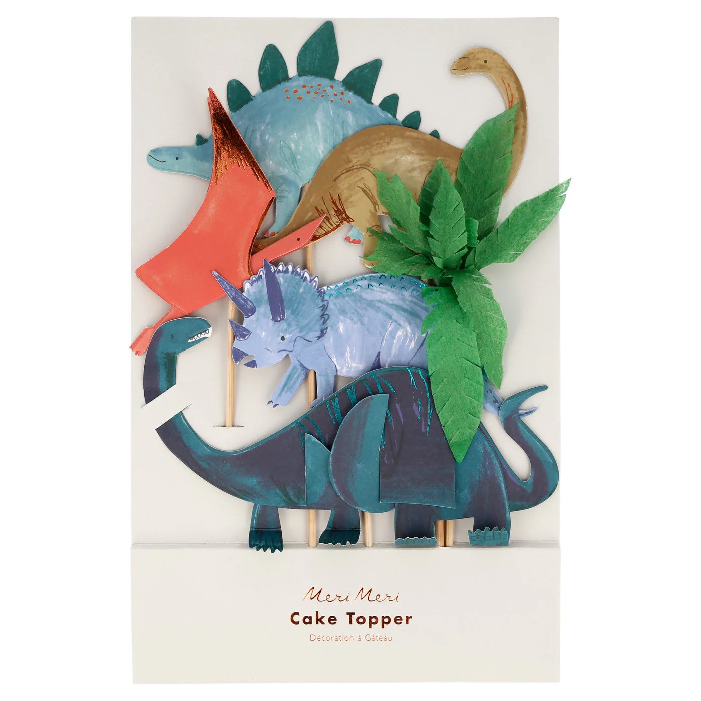 Набір топерів для торту Dinosaur Kingdom Cake Toppers (5 шт.)