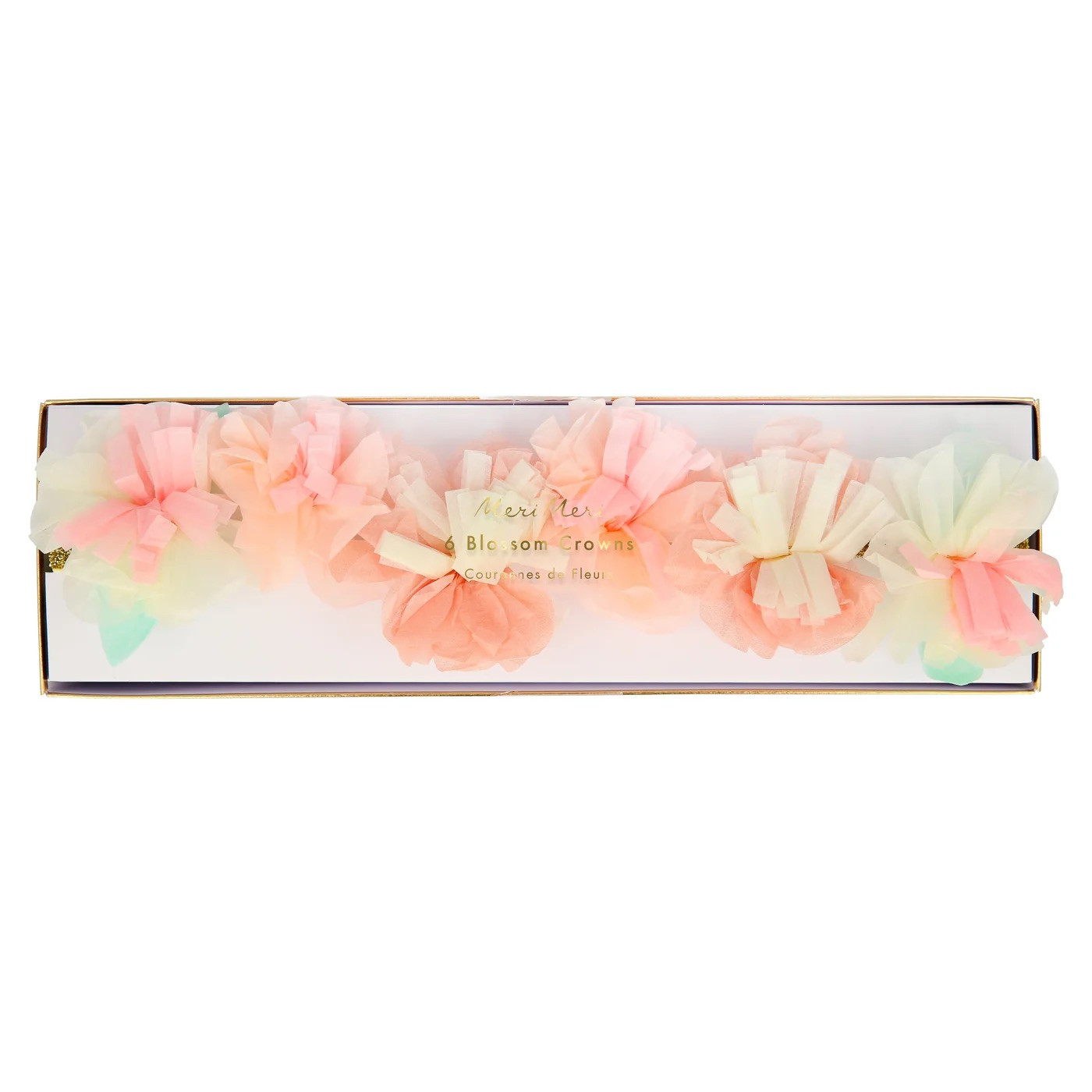 Набір корон Pink Blossom Crowns (6 шт.)