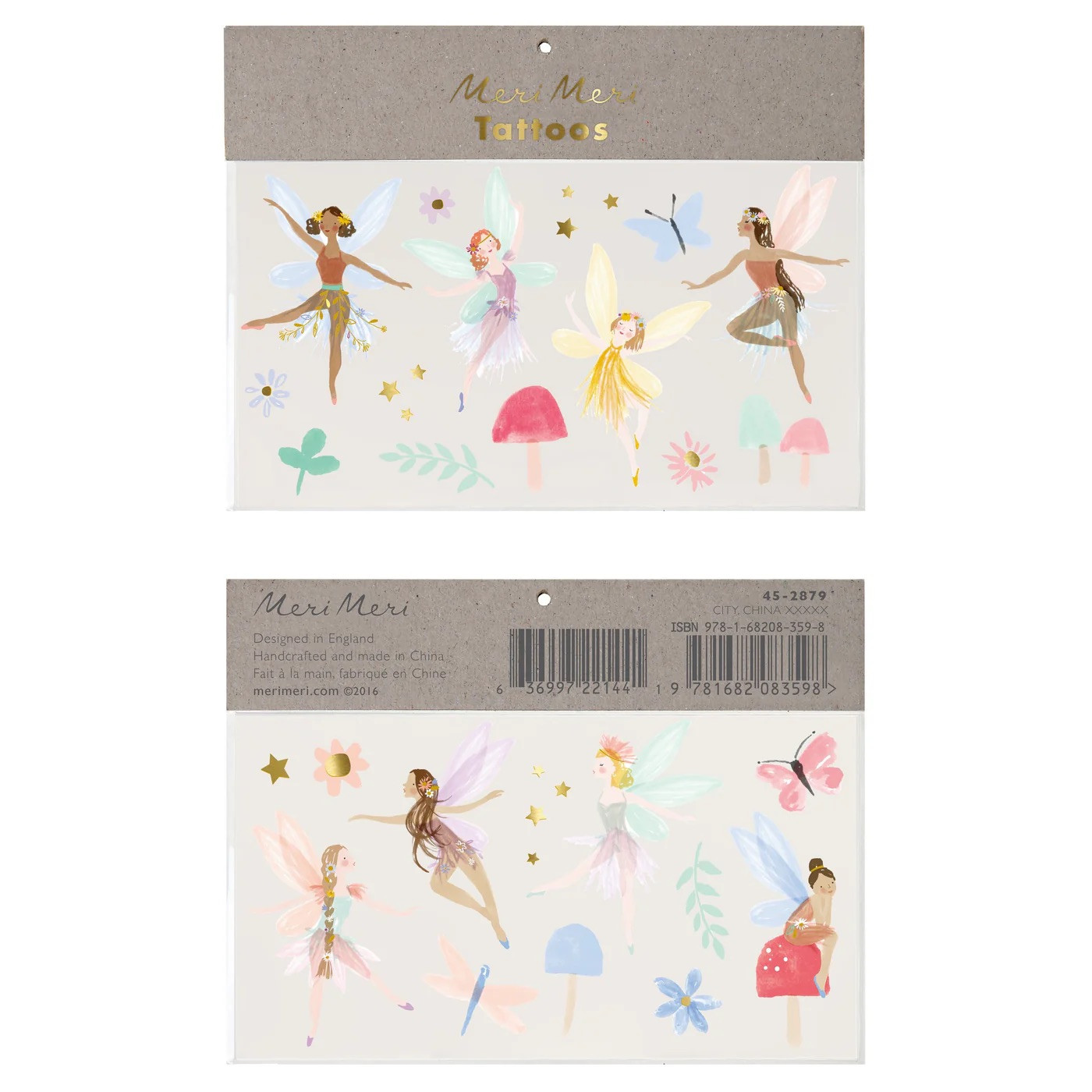 Набір тимчасових тату Fairy Large Temporary Tattoos (25 шт.)