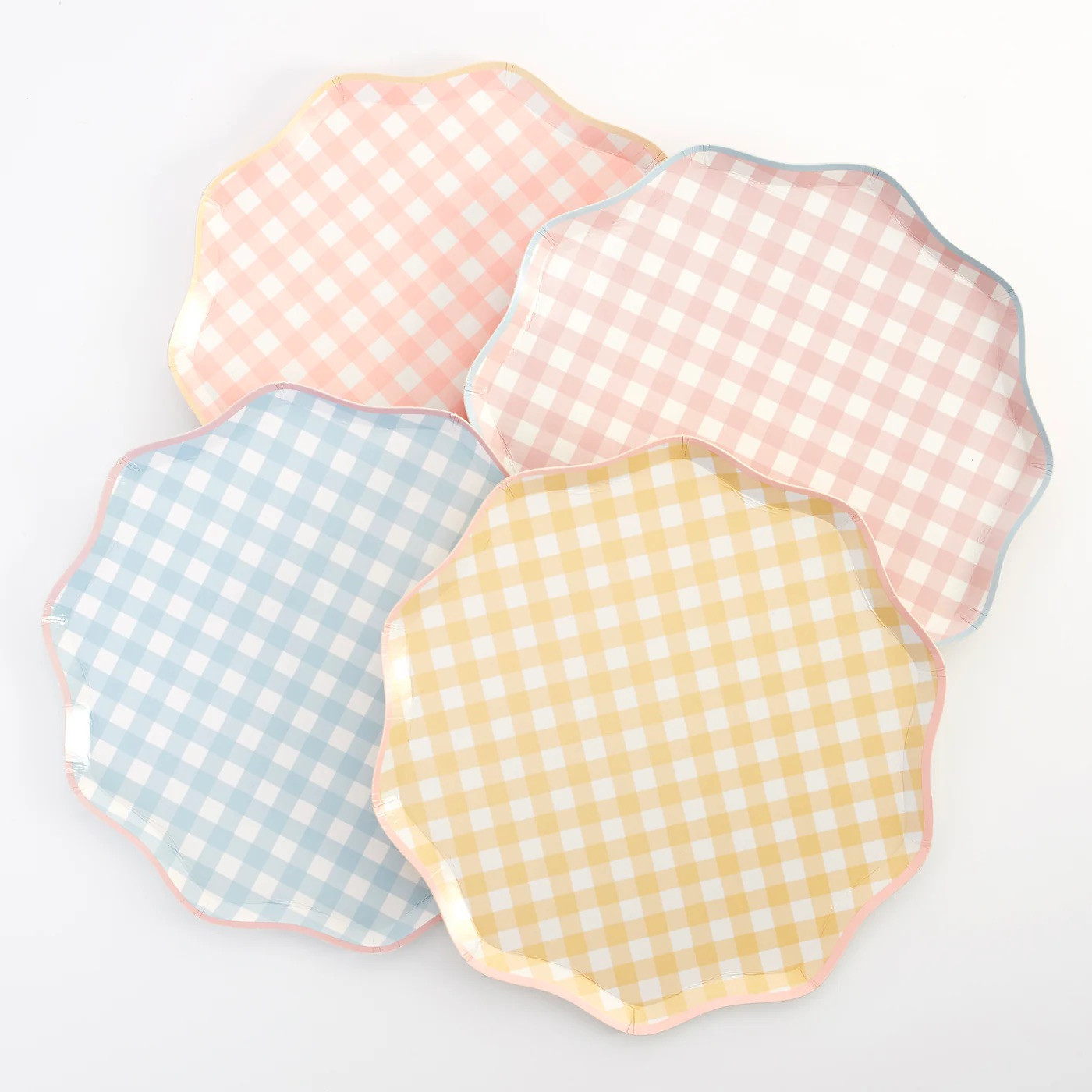 Набір тарілок Gingham Dinner Plates (12 шт.)