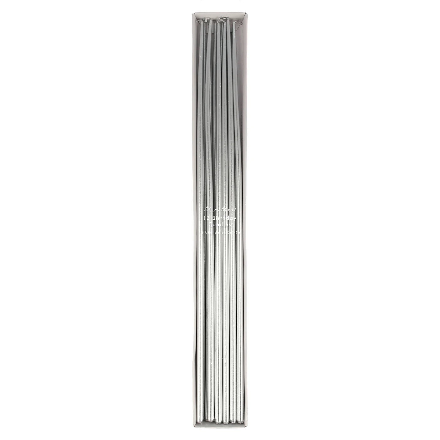 Набір свічок Silver Tall Tapered Candles (12 шт.)