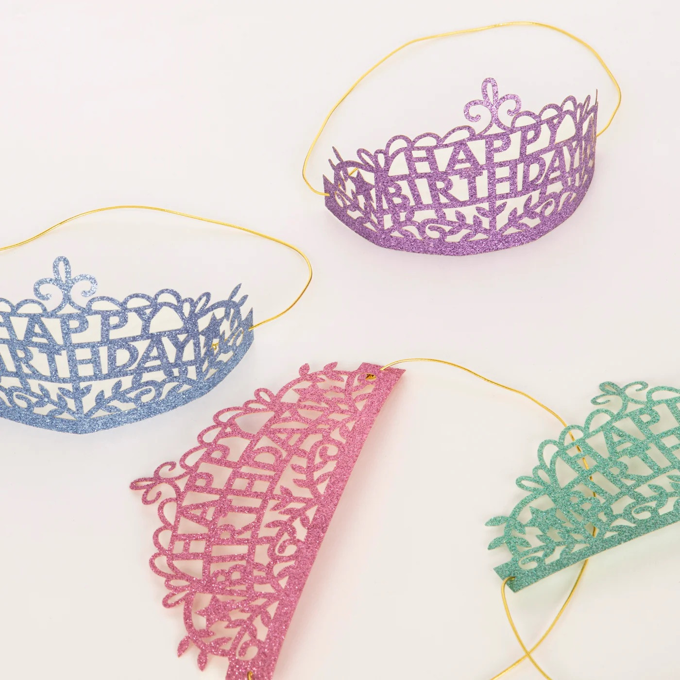 Набір тіар Happy Birthday Party Tiaras (8 шт.)
