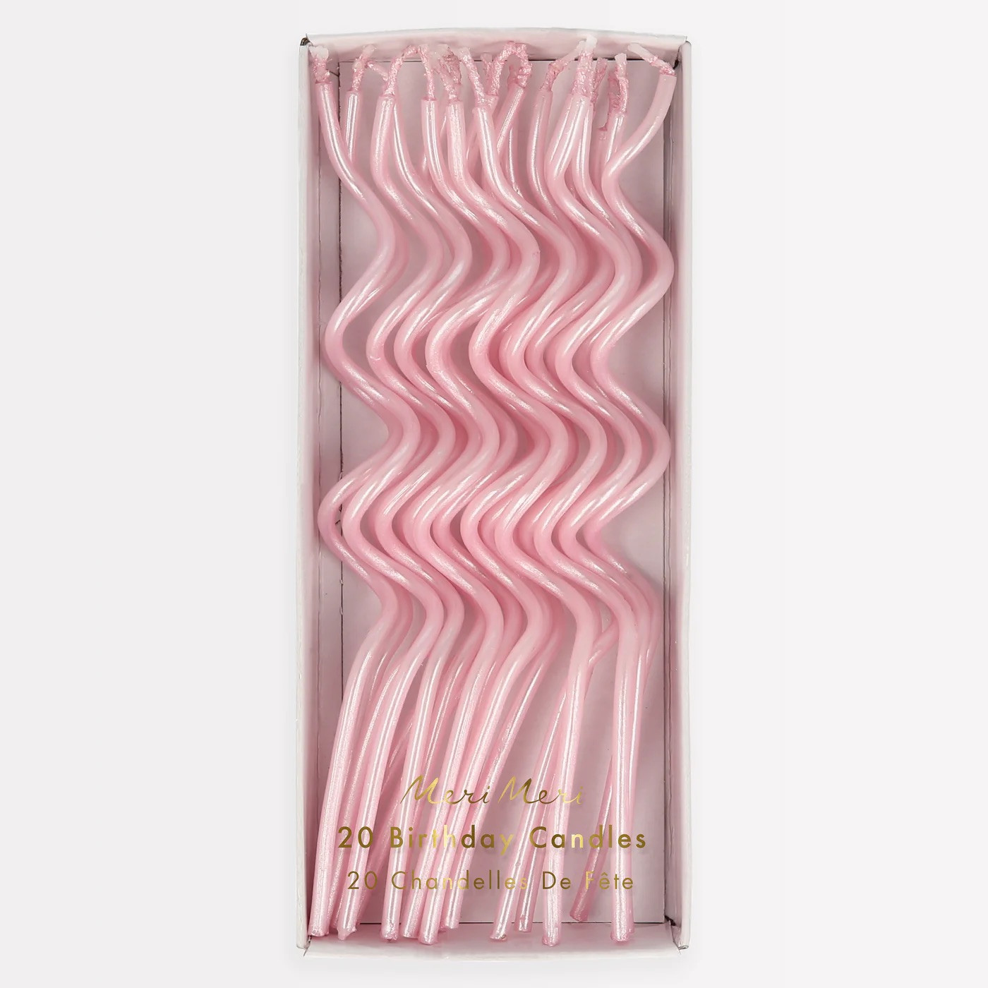 Набір свічок Pink Swirly Candles (20 шт.)
