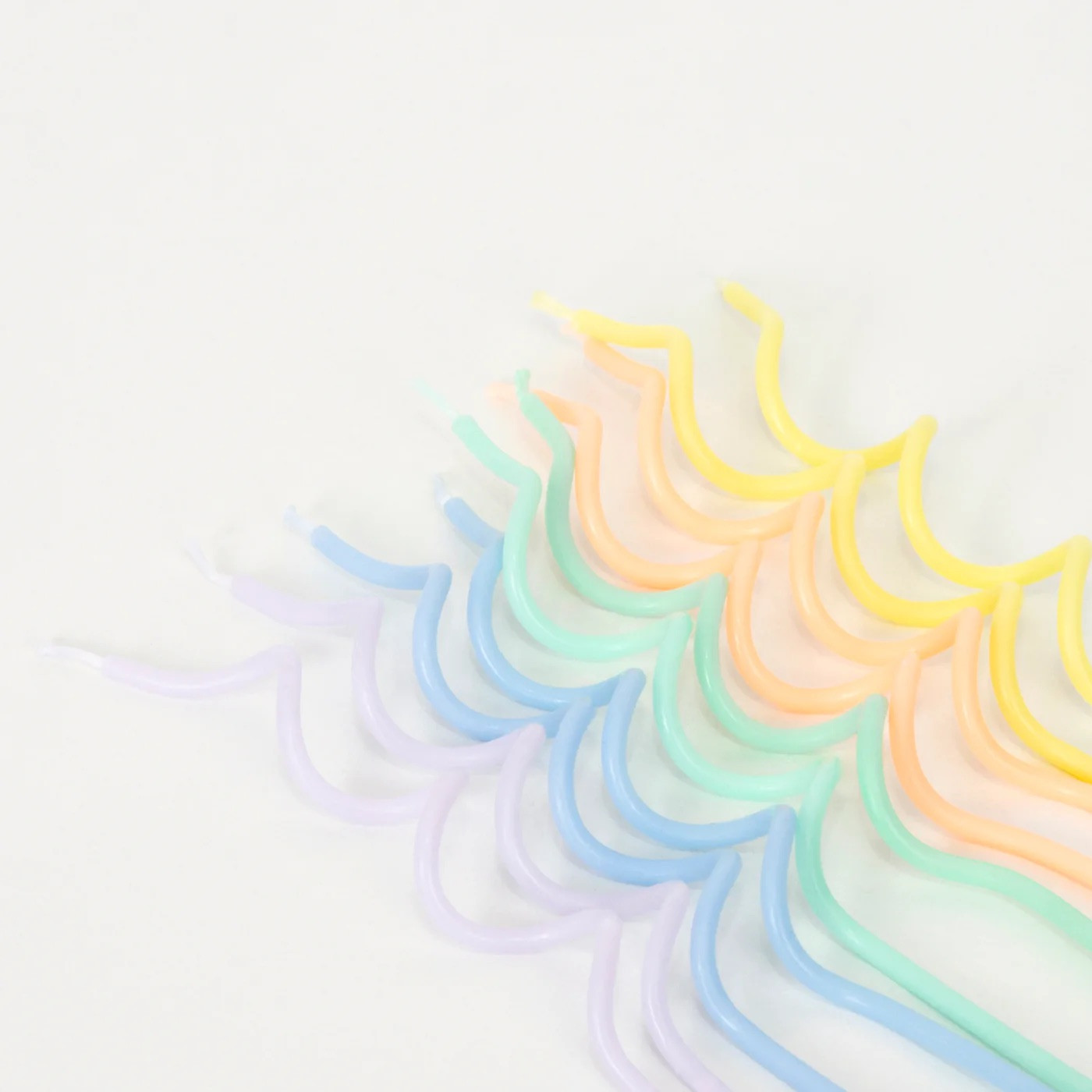 Набір свічок Pastel Swirly Candles (20 шт.)
