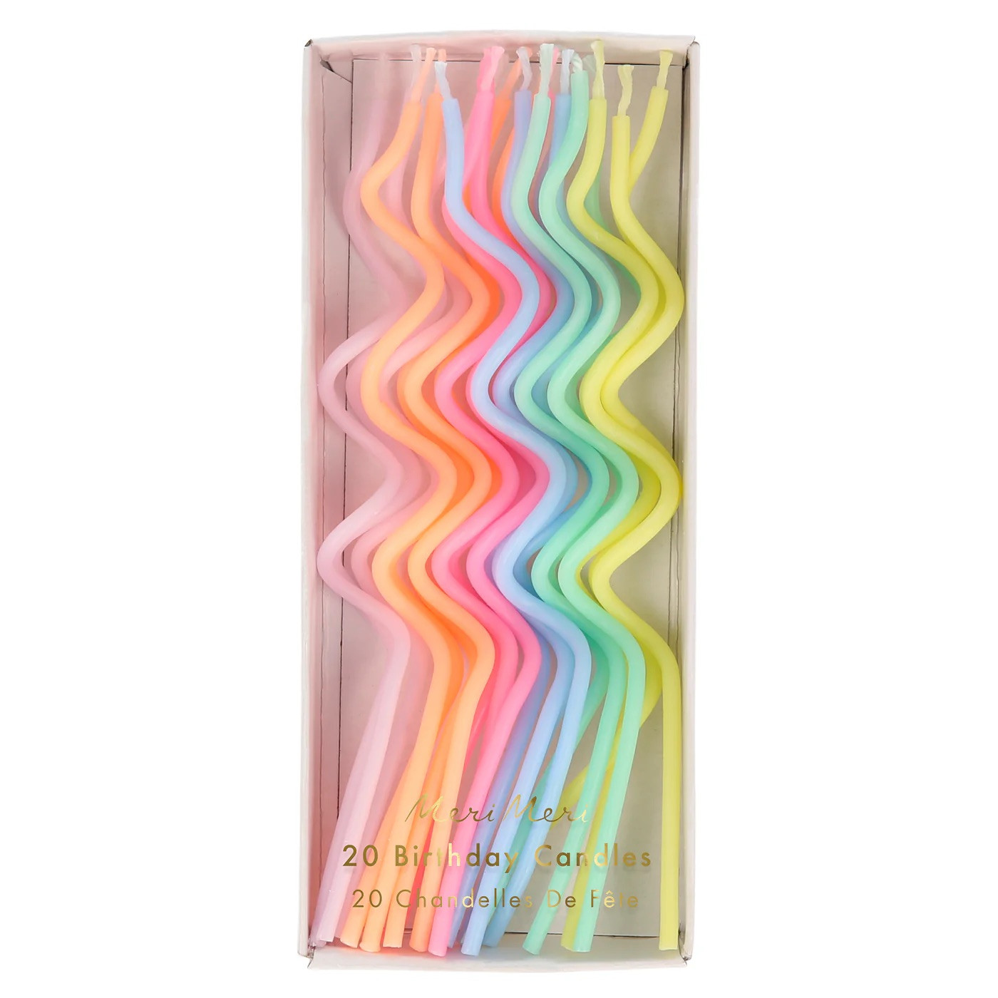 Набір свічок Pastel Swirly Candles (20 шт.)