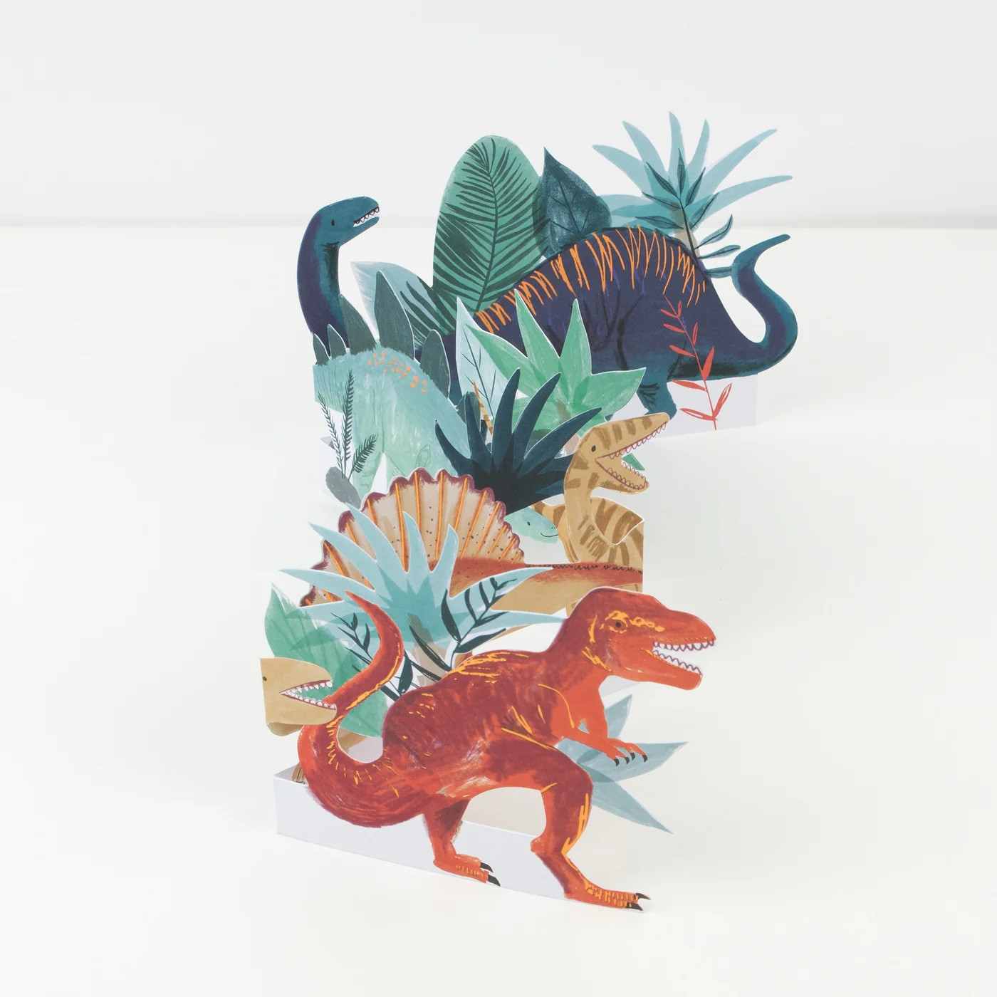 Листівка Dinosaurs Birthday Card