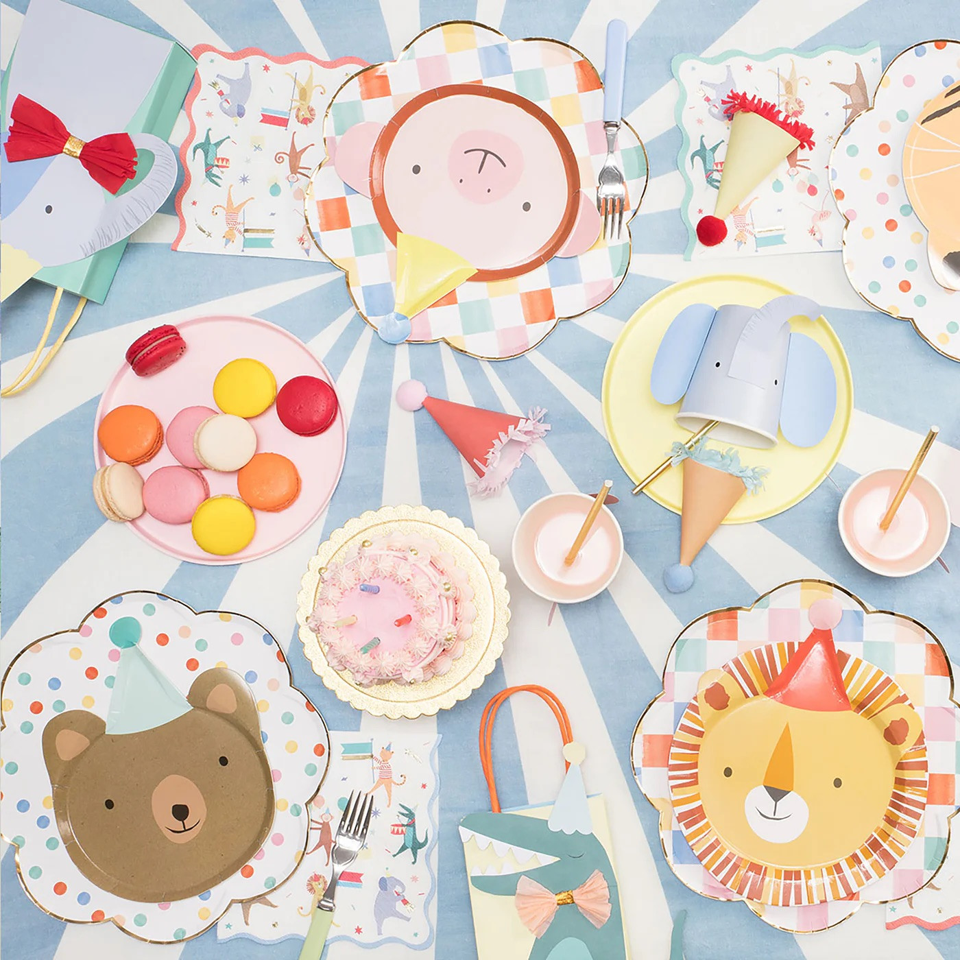 Набір тарілок Animal Parade Plates (8 шт.)