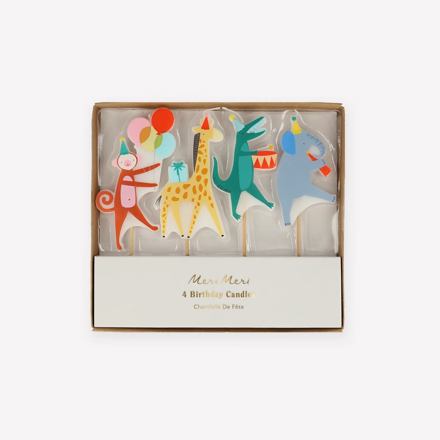 Набір свічок Animal Parade Candles (4 шт.)