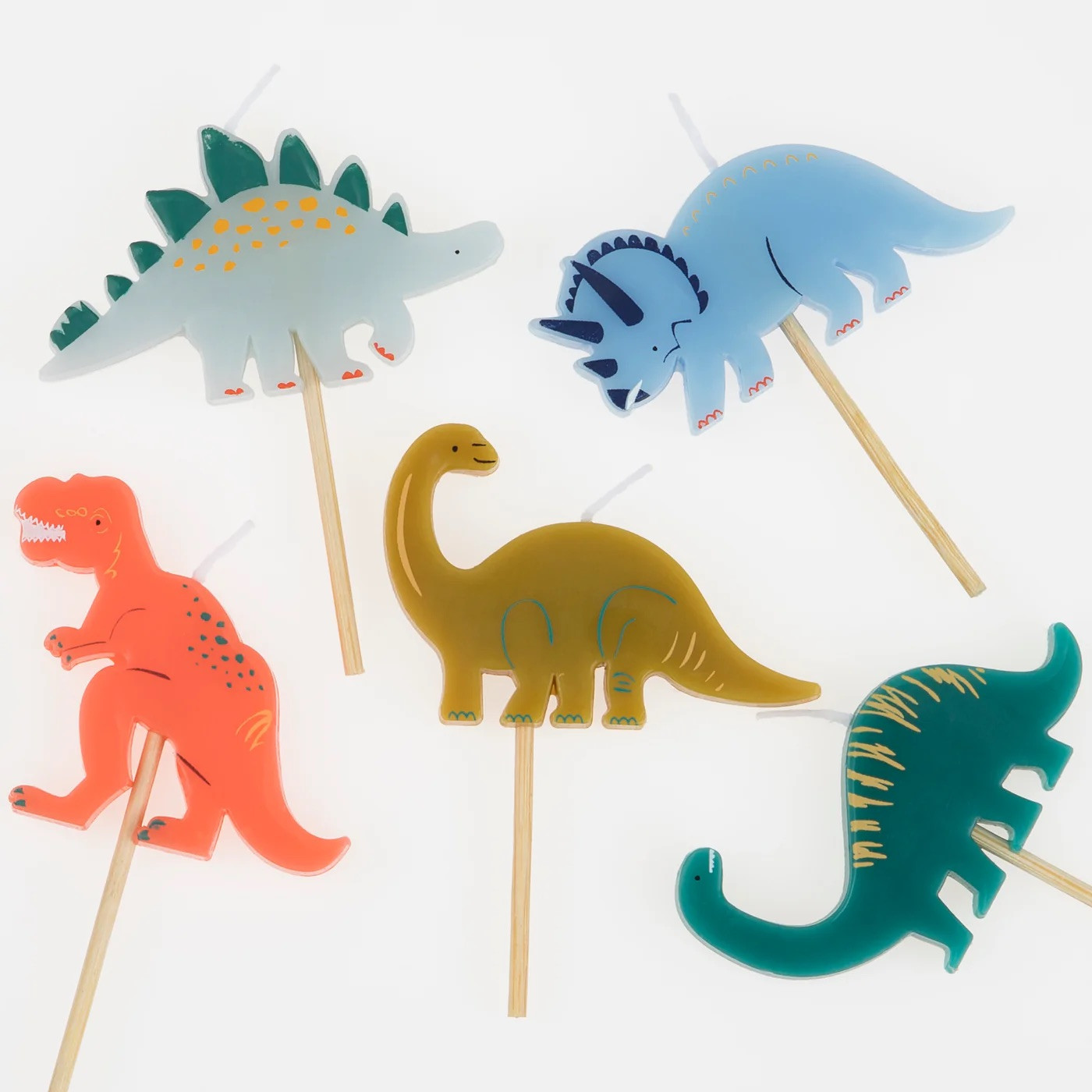 Набір свічок Dinosaur Candles (5 шт.)