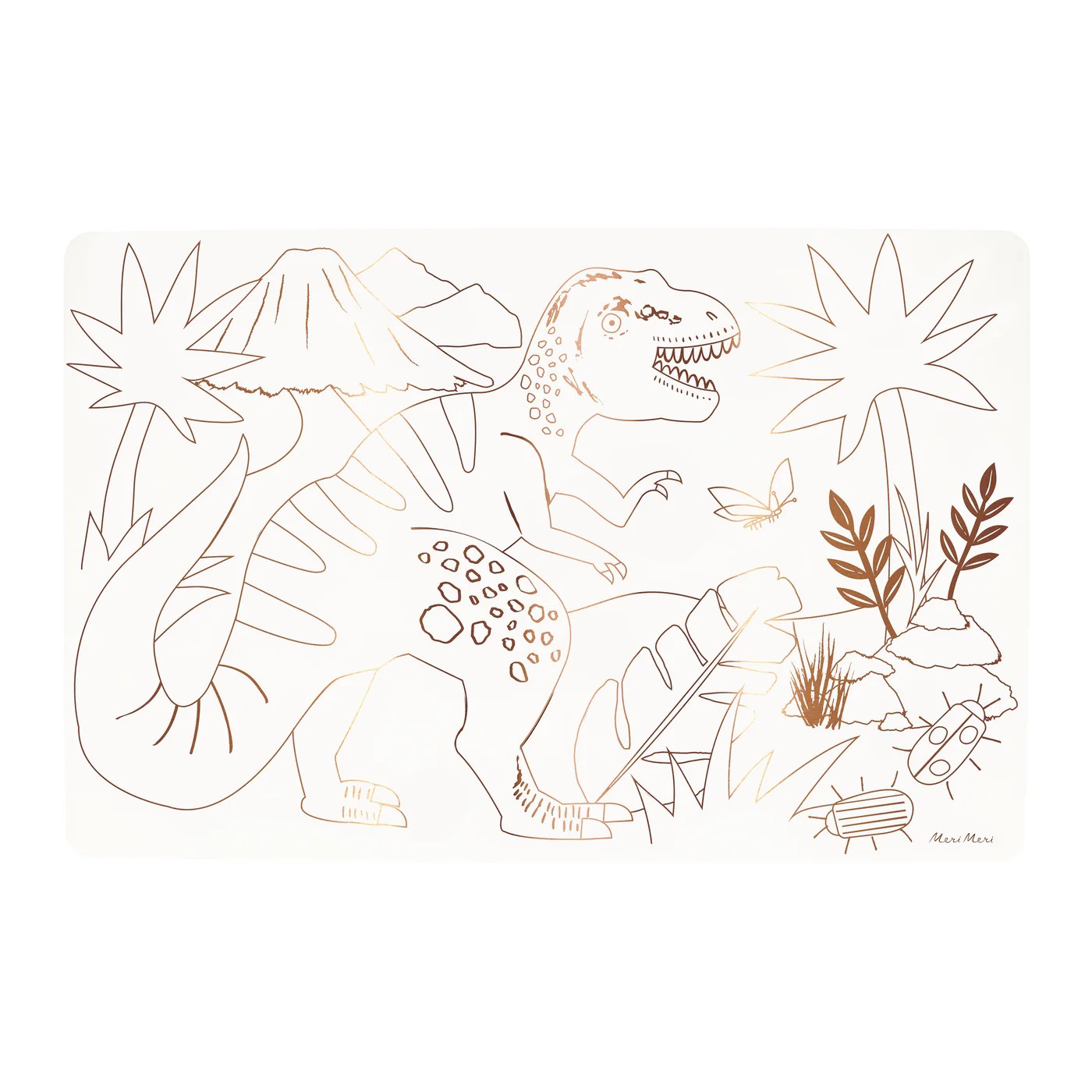 Набір плейсматів-розмальовок Dinosaurs Colouring Placemats (8 шт.)