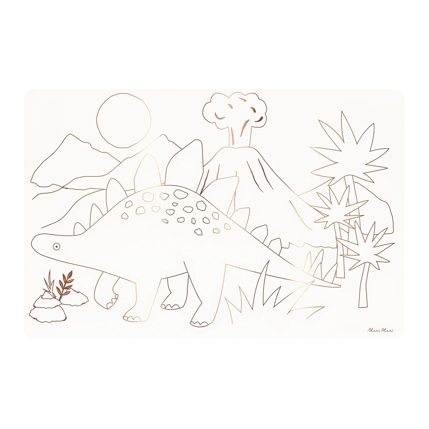 Набір плейсматів-розмальовок Dinosaurs Colouring Placemats (8 шт.)