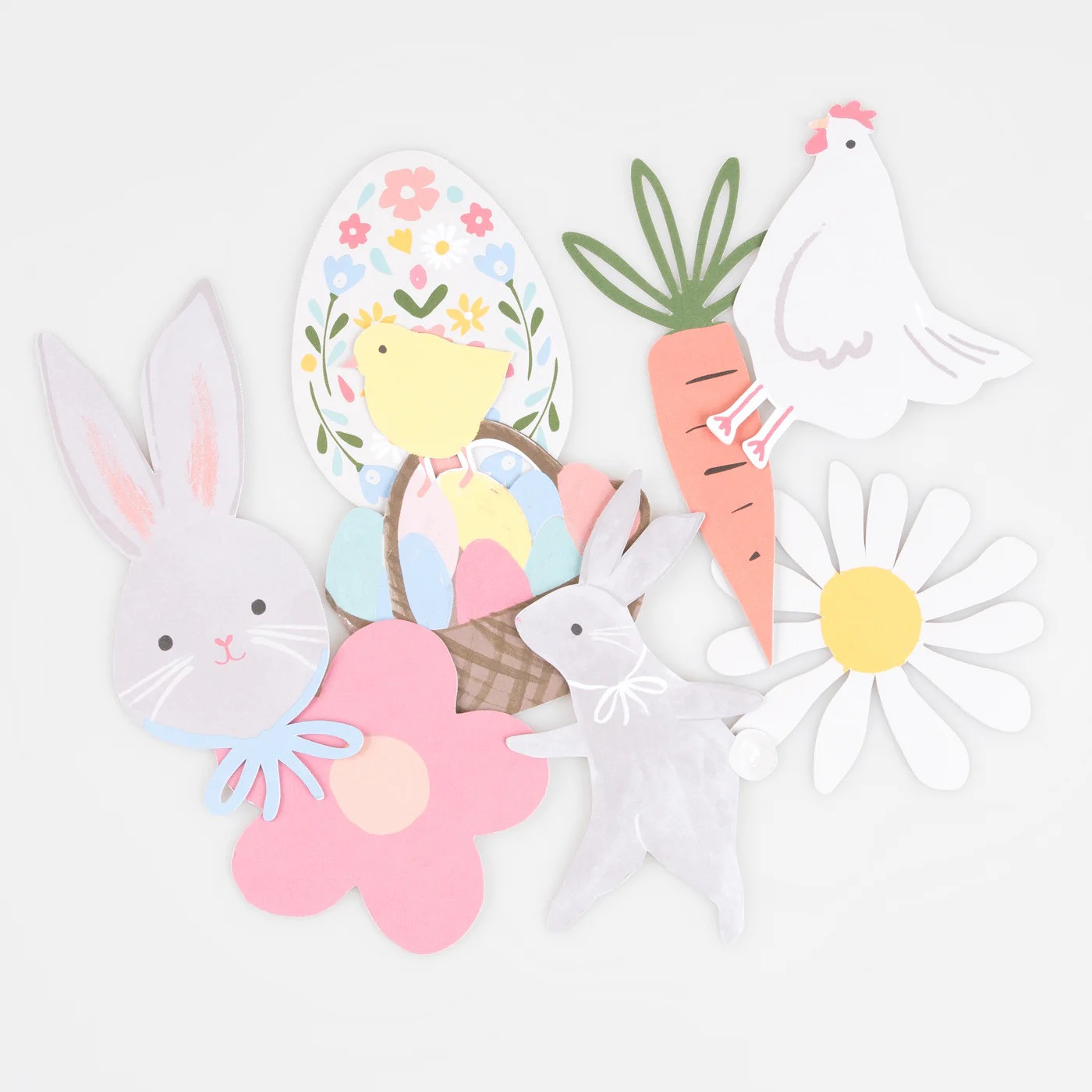 Набір стікерів Easter Themed Shaped Stickers