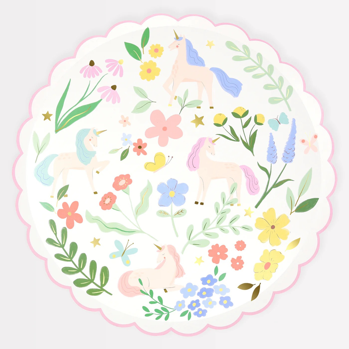 Набір тарілок Meadow Unicorns Dinner Plates (8 шт.)