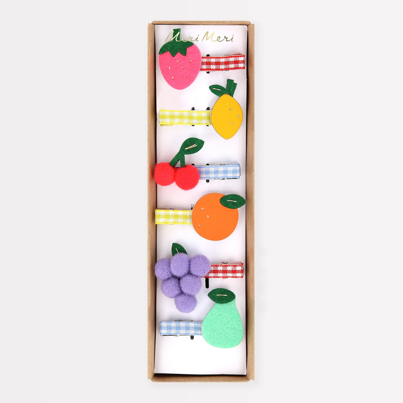 Набір заколок для волосся Fruit Hair Clips (6 шт.)