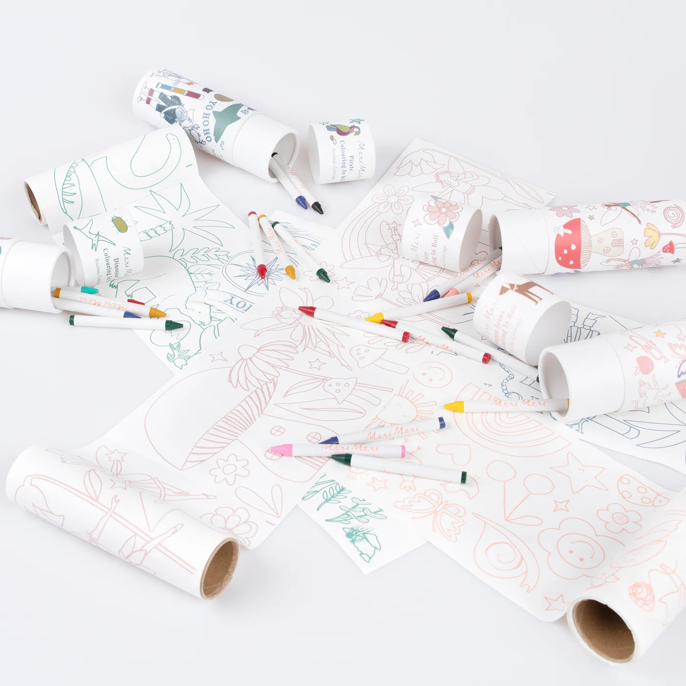 Розмальовка Dinosaur Colouring Roll