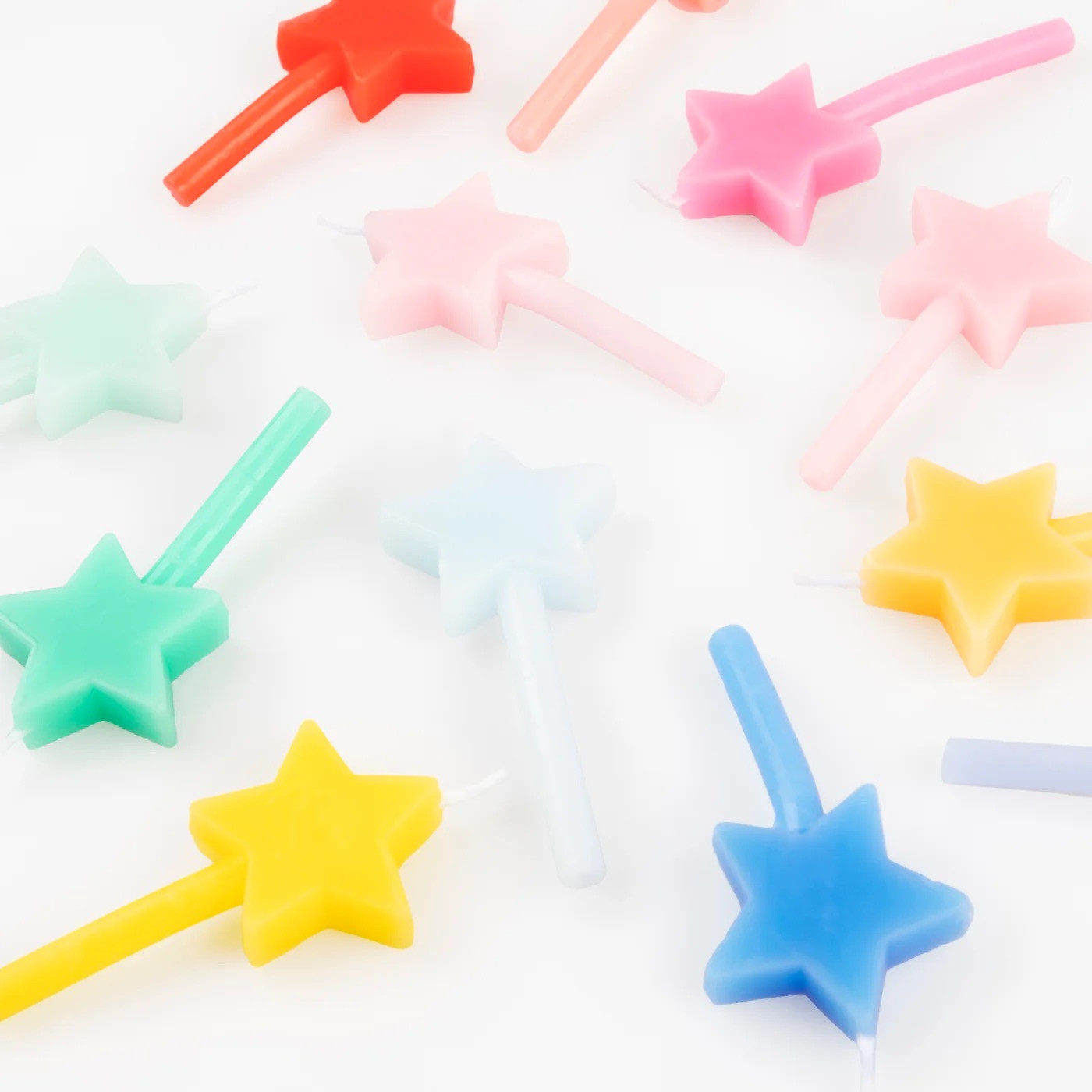 Набір свічок Rainbow Star Candles (12 шт.)