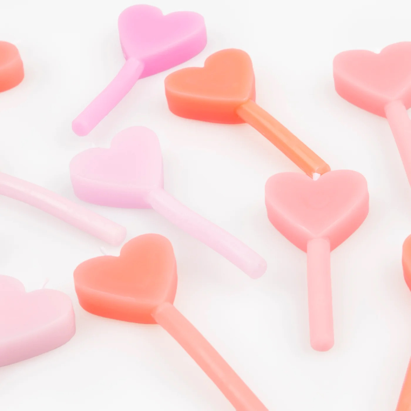 Набір свічок Pink Heart Candles (12 шт.)