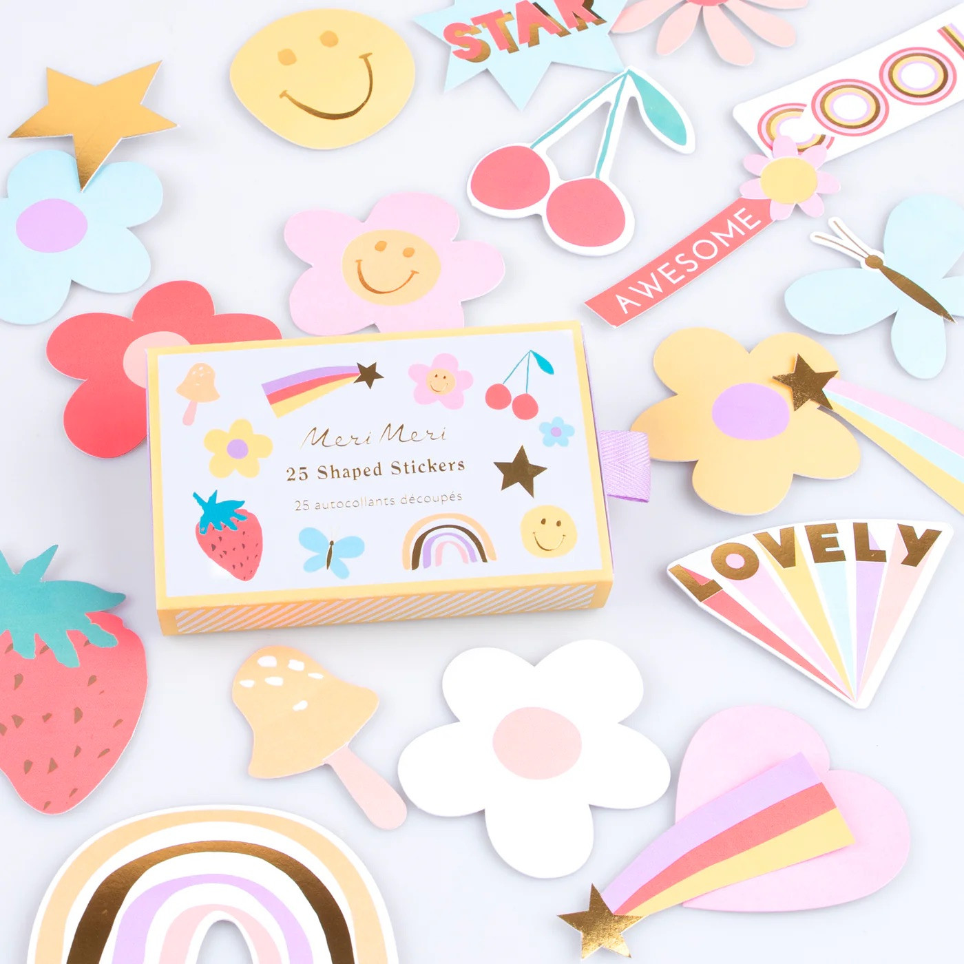 Набір стікерів Happy Icons Shaped Stickers (25 шт.)