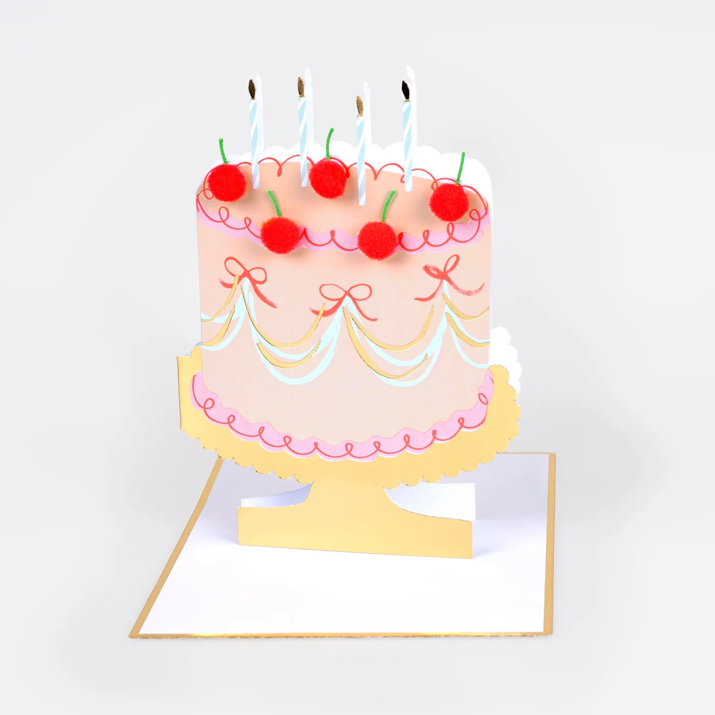 Листівка Cherry Cake Birthday Card