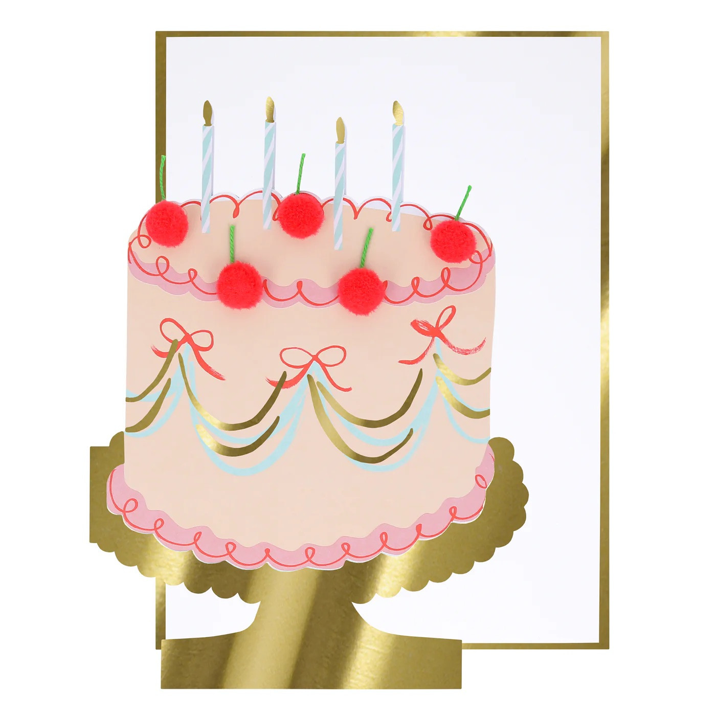 Листівка Cherry Cake Birthday Card