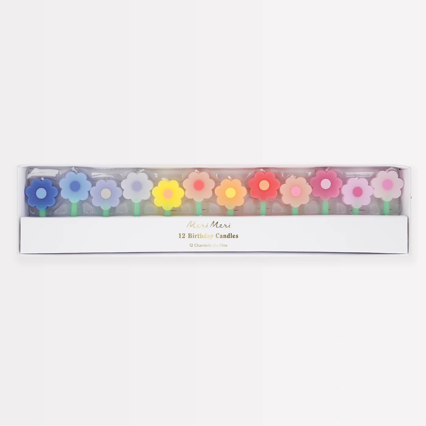 Набір свічок Rainbow Daisy Candles (12 шт.)