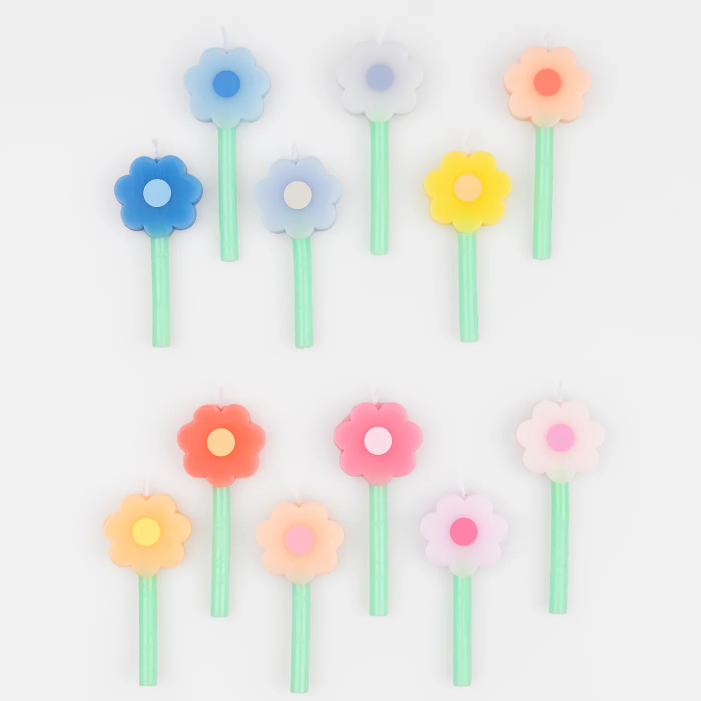 Набір свічок Rainbow Daisy Candles (12 шт.)
