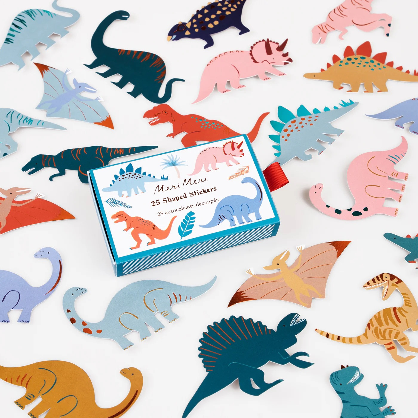 Набір стікерів Dinosaur Shaped Stickers (25 шт.)
