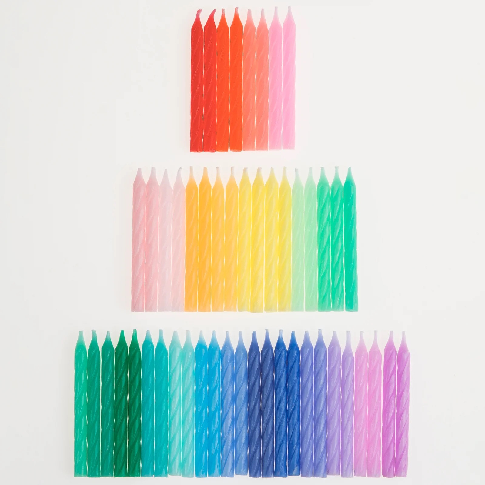 Набір свічок Rainbow Twisted Mini