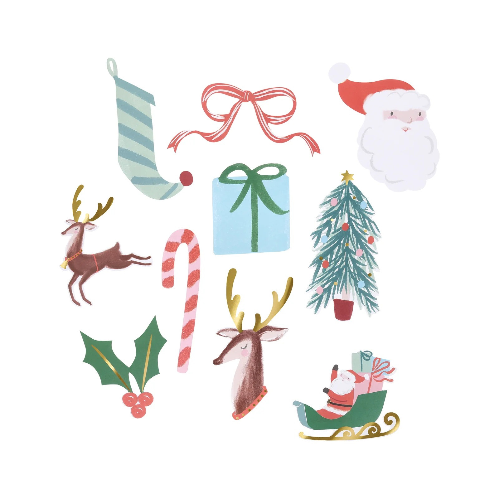Набір стікерів Christmas Shaped