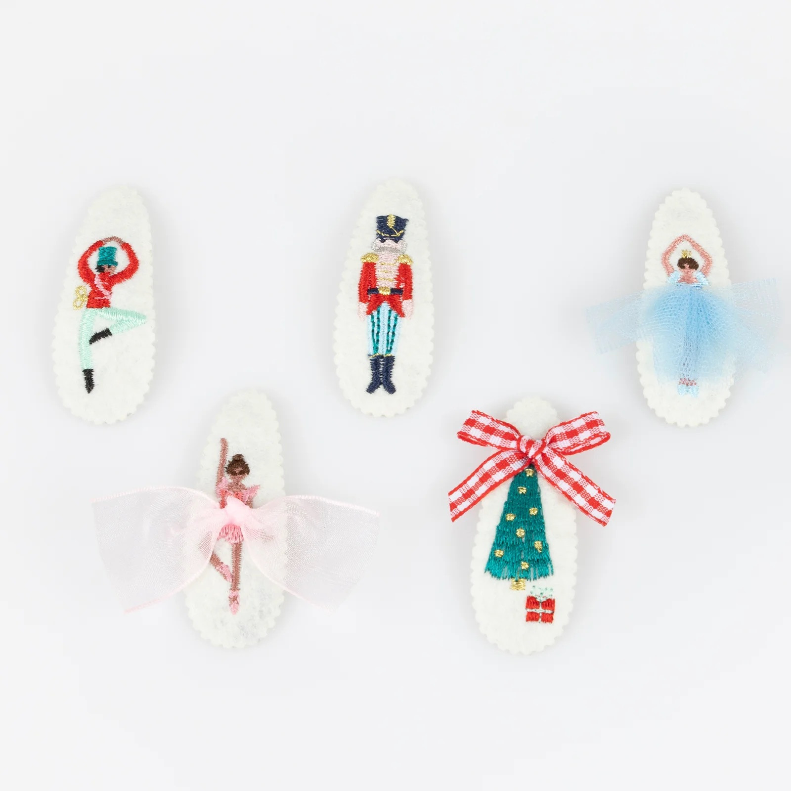 Набір заколок Embroidered Nutcracker