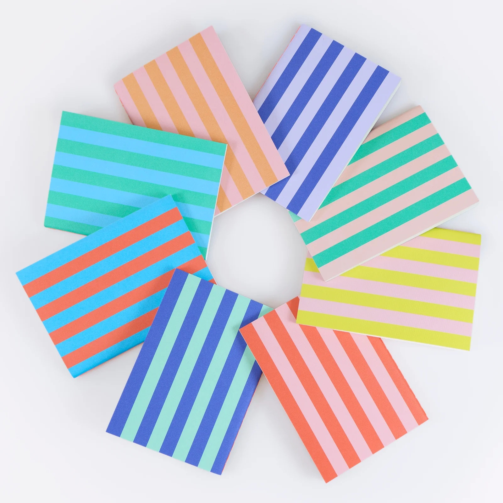 Набір блокнотів Striped Softcover