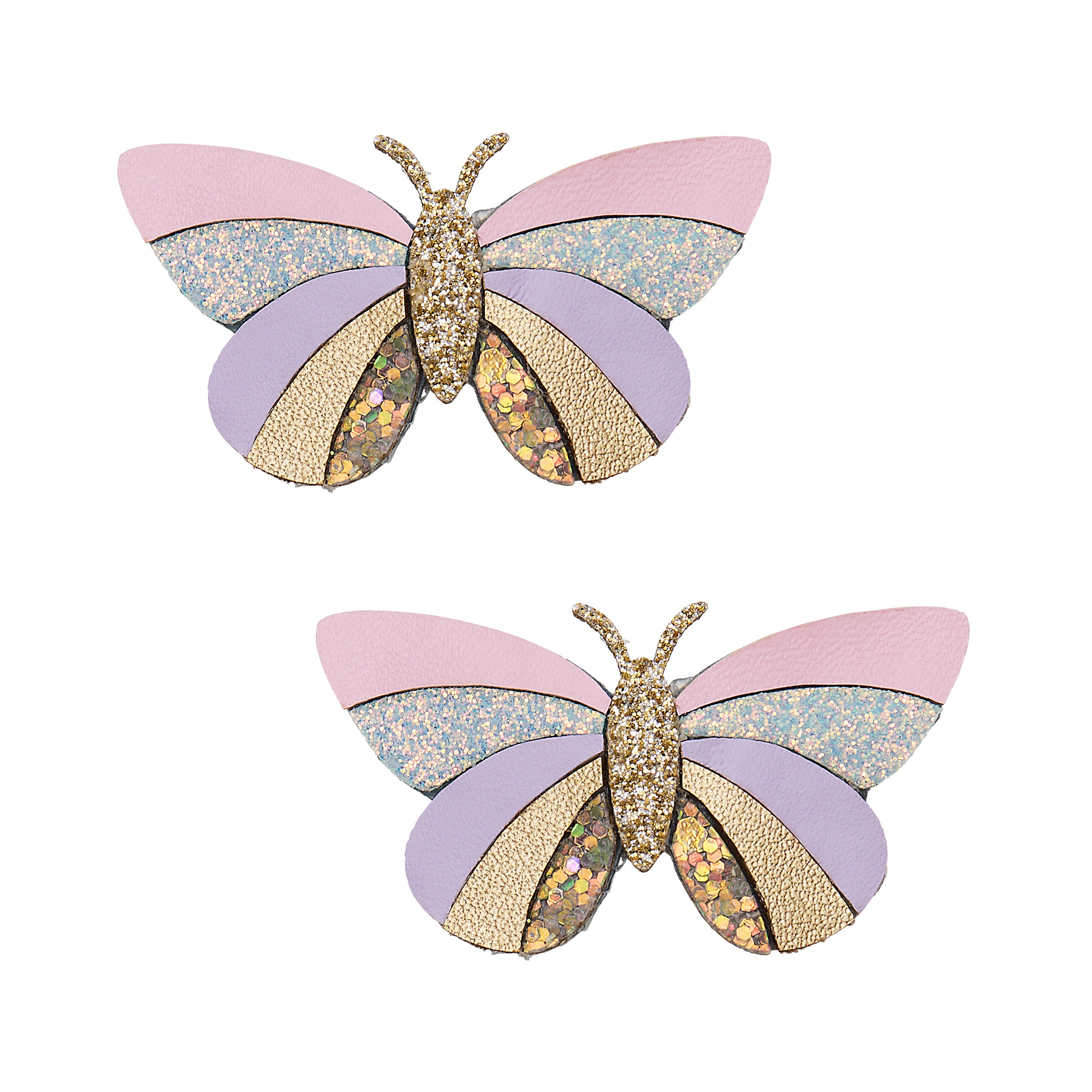 Заколки STRIPED BUTTERFLY CLIPS